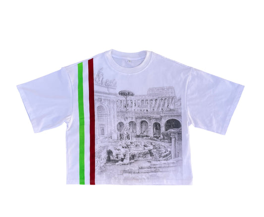 Italy Crop Tee