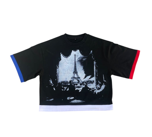 France Crop Tee